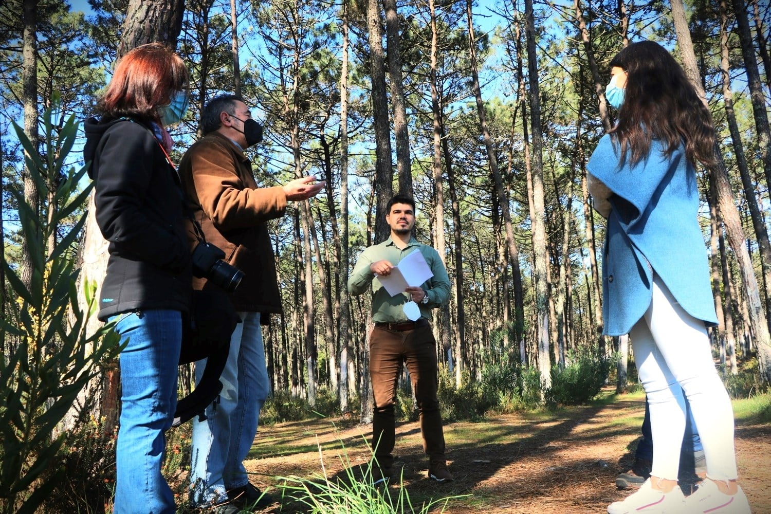 PCP em visita de campo com Associação Amigos do Cáster