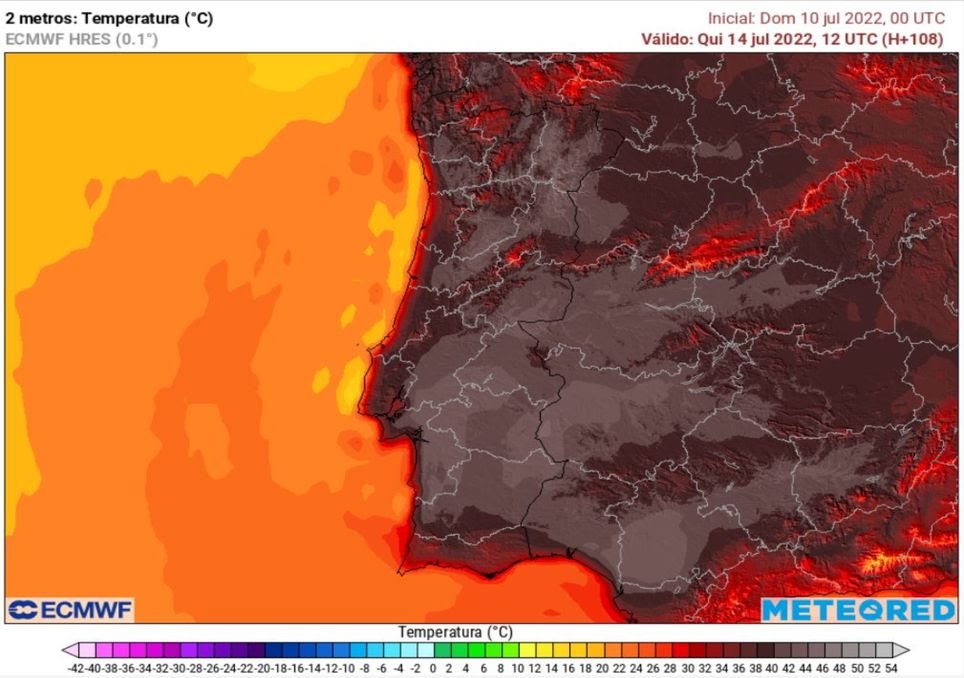 Episódio de calor extremo pode atingir 47ºC em alguns locais