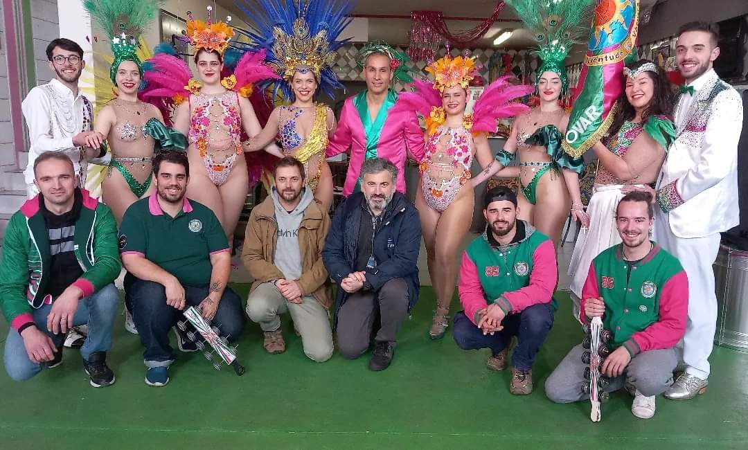 Juventude Vareira a sambar na "Praça da Alegria"