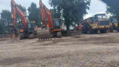 Máquinas preparam terrenos da antiga Casa Amarela