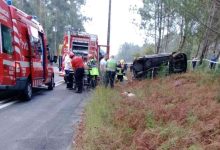 Despiste aparatoso na estrada de Pardilhó