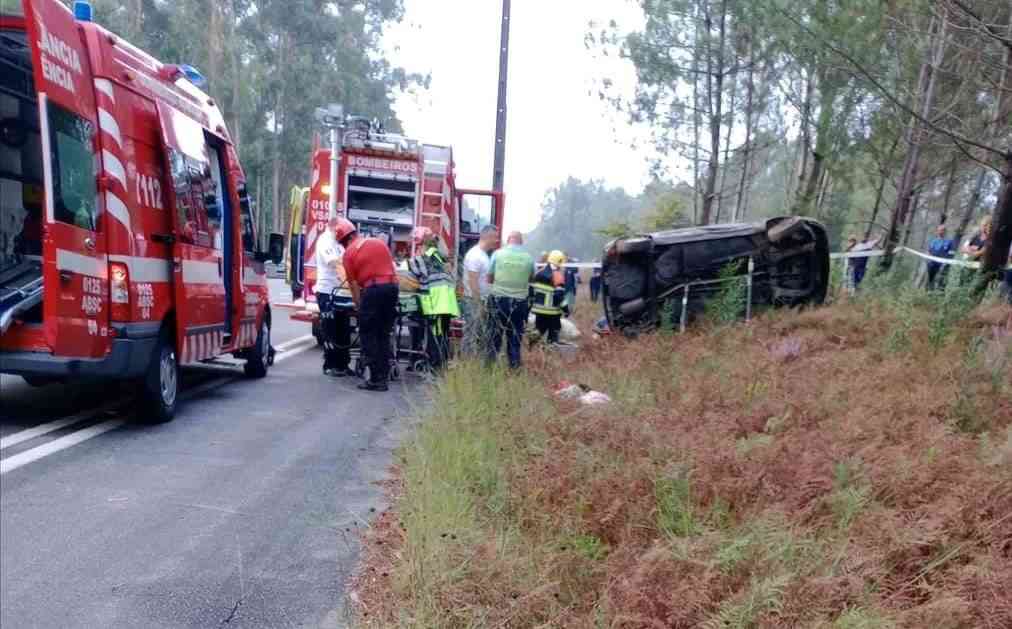 Despiste aparatoso na estrada de Pardilhó