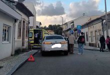 Ciclista ferido em acidente na Rua da AD Ovarense