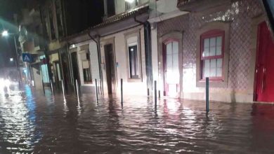 Chuva intensa provoca várias inundações em Ovar