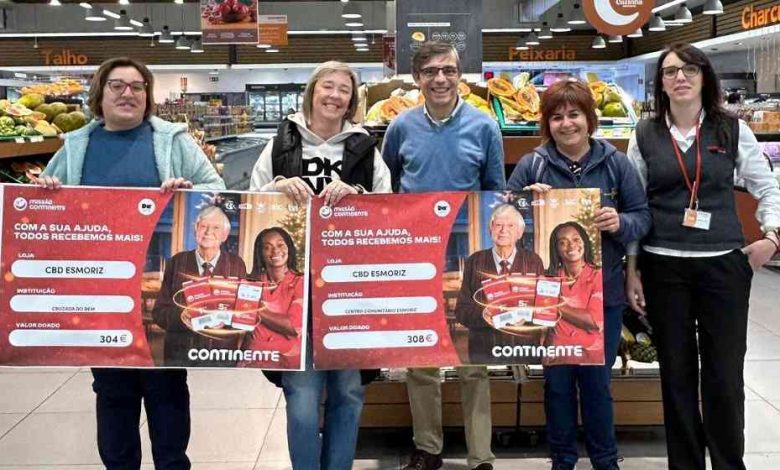 Missão Continente entregou cheque solidário ao Centro Comunitário de Esmoriz