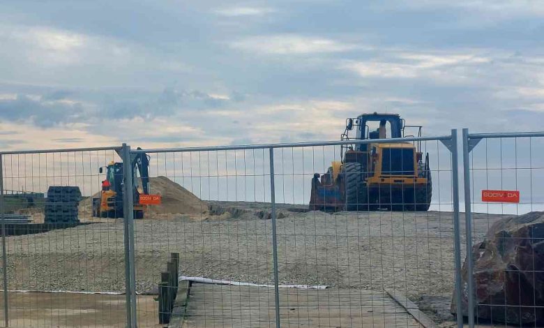 Empreitada de defesa costeira arrancou na praia do Furadouro