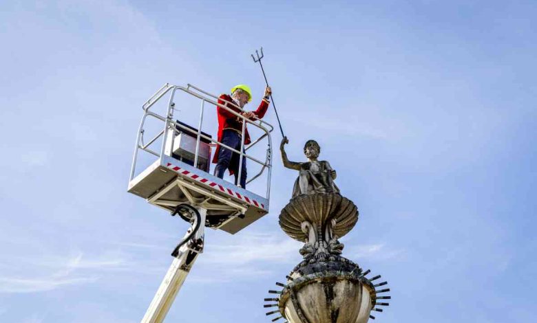 Neptuno recupera tridente a tempo do Carnaval