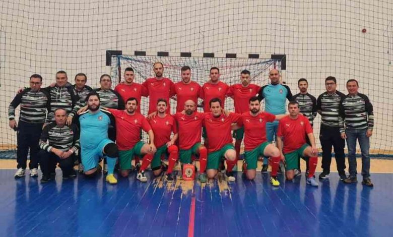 Padres José Coelho e Paulo Godinho na Seleção Nacional de Futsal que está no Campeonato Europeu