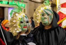 No Carnaval de Ovar, o dominó faz sempre parte do jogo